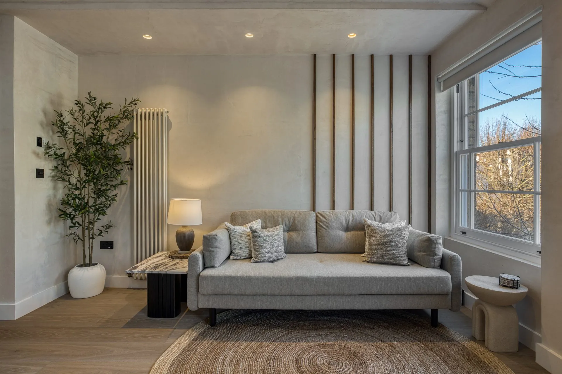 Interior of the Notting Hill apartment renovation